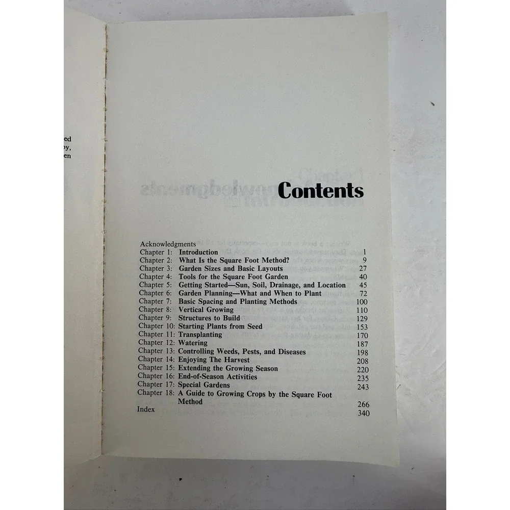 Square Foot Gardening Mel Bartholomew. 1981 Vintage